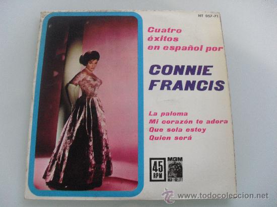 Discos de vinilo: CONNIE FRANCIS - LA PALOMA + 3 EP 1962 - Foto 1