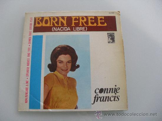 Discos de vinilo: CONNIE FRANCIS - BORN FREE + 3 EP 1967 - Foto 1