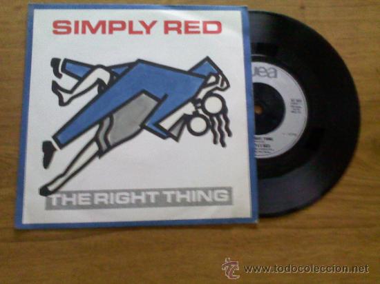 Discos de vinilo: SIMPLY RED, THE RIGHT THING,THERE&acute;S A LIGHT - Foto 1