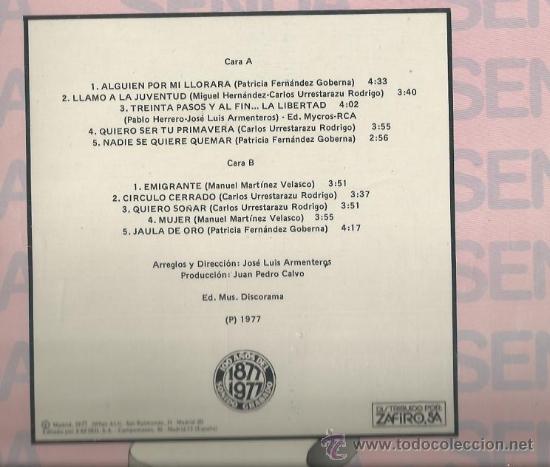Discos de vinilo: LP SENDA : LLAMO A LA JUVENTUD - Foto 2