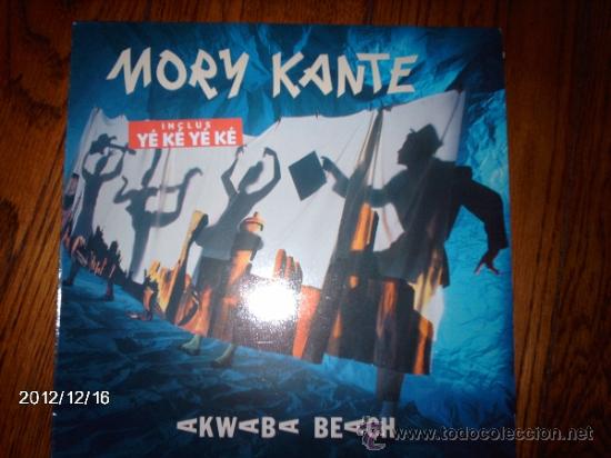 Discos de vinilo: mory kante  - akwaba beach - Foto 1