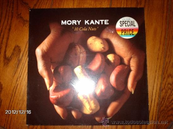 Discos de vinilo: mory kante  - 10 cola nuts - Foto 1