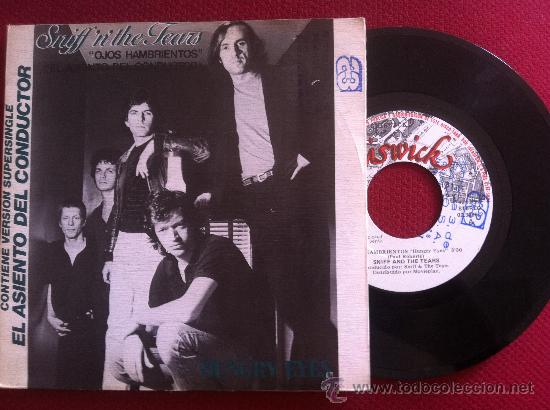 Discos de vinilo: 7&rdquo; SINGLE - SNIFFNTHE TEARS - HUNGRY EYES - Foto 1