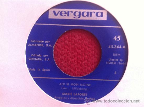 Discos de vinilo: 7&rdquo; SINGLE - MARIE LAFORET - AHI SI MON MOINE - Foto 1