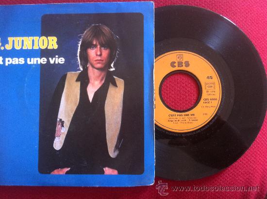 Discos de vinilo: 7&rdquo; SINGLE - G.G. JUNIOR - CEST PAS UNE VIE - Foto 1