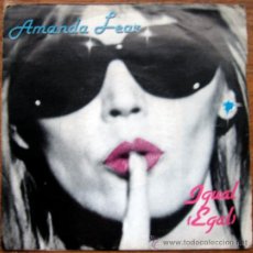 Discos de vinilo: AMANDA LEAR: IGUAL - SINGLE PROMO 1981 (RARO)