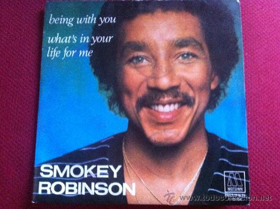 Discos de vinilo: 7&rdquo; SINGLE - SMOKEY ROBINSON - BEING WITH YOU - Foto 1