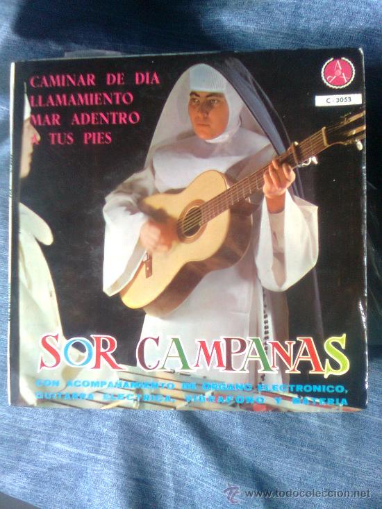 Discos de vinilo: Sor campanas - Camina de d&iacute;a (EP, pax, 1966) - Foto 1