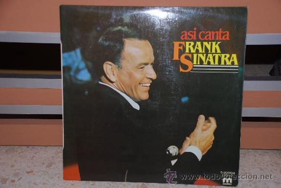 Discos de vinilo: Disco Vinilo LP Frank Sinatra &rdquo;As&iacute; Canta&rdquo; - Foto 1