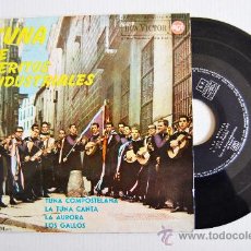 Discos de vinilo: TUNA DE PERITOS INDUSTRIALES DE MADRID TUNA COMPOSTELANA… (RCA EP 1962) ESPAÑA