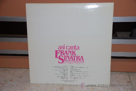 Discos de vinilo: Disco Vinilo LP Frank Sinatra &rdquo;As&iacute; Canta&rdquo; - Foto 2