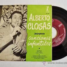 Discos de vinilo: ALBERTO CLOSAS - CANCIONES INFANTILES VILLANCICO… ¡¡CON ENCARTE!! (ZAFIRO EP '5?) ESPAÑA
