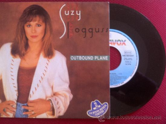 Discos de vinilo: 7&rdquo; SINGLE - SUZY BOGGUSS - OUTBOUND PLANE- PROMO - Foto 1