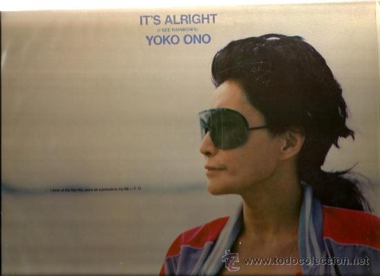 Discos de vinilo: LP YOKO ONO - IT&acute;S ALRIGHT - Foto 1