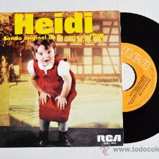 Discos de vinilo: HEIDI - BANDA ORIGINAL DE LA SERIE DE RTVE/CAPITULO 20 ¡¡NUEVO!! (RCA SINGLE 1975) ESPAÑA. Lote 34756325