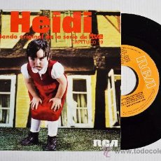 Discos de vinilo: HEIDI - BANDA ORIGINAL DE LA SERIE DE RTVE/CAPITULO 19 ¡¡NUEVO!! (RCA SINGLE 1975) ESPAÑA. Lote 34756326