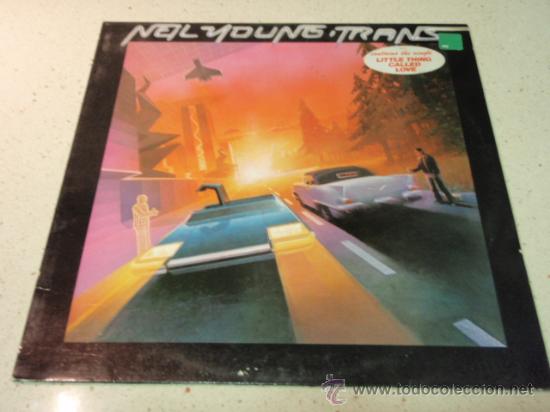 Discos de vinilo: Neil Young &lrm;&ndash; Trans , Holanda 1982 Geffen Records* - Foto 1