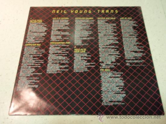 Discos de vinilo: Neil Young &lrm;&ndash; Trans , Holanda 1982 Geffen Records* - Foto 4