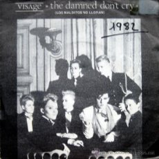 Discos de vinilo: VISAGE. THE DAMNED DON´T CRY / MOTIVATION. SINGLE 1982 POLYDOR