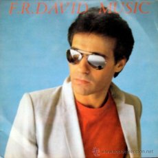 Discos de vinilo: F.R. DAVID. GIVING IT UP, SINGLE 1983 CARRERE PROMOCIONAL