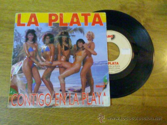 Discos de vinilo: LA PLATA.. CONTIGO EN LA PLAYA. - Foto 1