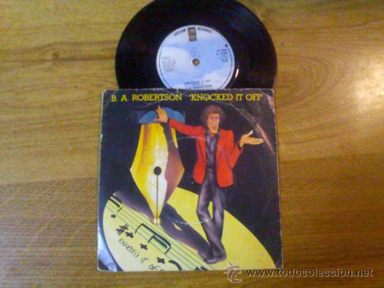 Discos de vinilo: B.A.ROBERTSON.  KNOCKED IT OFF..SCI FI - Foto 1