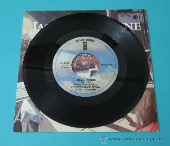 Discos de vinilo: JACKSON BROWNE. STAY. ROSIE. HISPAVOX - Foto 3