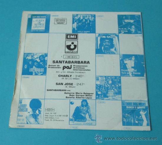 Discos de vinilo: SANTAB&Aacute;RBARA. CHARLY. SAN JOSE. EMI - Foto 2