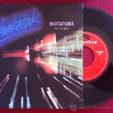 Disques de vinyle: 7” SINGLE - SHAKATAK - INVITATIONS. Lote 34816056