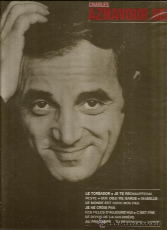 Discos de vinilo: LP CHARLES AZNAVOUR : AZNAVOUR 65 - Foto 1