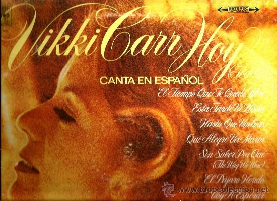 Discos de vinilo: LP VICKI CARR - HOY  ( CANTA EN ESPA&Ntilde;OL ) - Foto 1