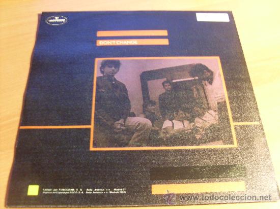 Discos de vinilo: INXS (DONT CHANGE / HERE COMES) SINGLE ESPA&Ntilde;A 1983 (EPI29) - Foto 2