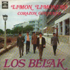 Discos de vinilo: LOS BELAK - SINGLE VINILO 7’’ - LIMON LIMONERO + CORAZÓN CONTENTO - EDITADO EN ESPAÑA - EMI 1969