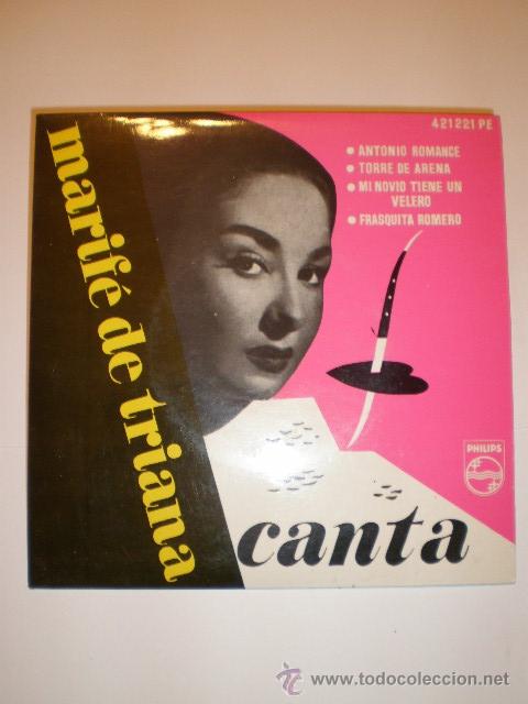 Discos de vinilo: SINGLE MARIFE DE TRIANA A&Ntilde;OS 60 - RARO E IMPECABLE - Foto 1