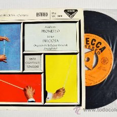 Discos de vinilo: SERIE DE OBERTURAS FAMOSAS - ERNEST ANSERMET BEETHOVEN/WEBER ¡¡NUEVO!! (DECCA EP 1960) ESPAÑA. Lote 34851477