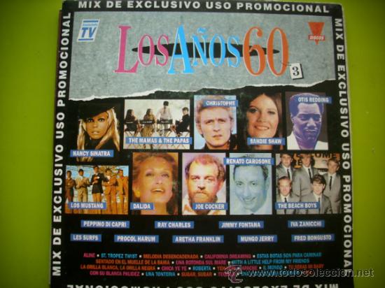 Discos de vinilo: MIX LOS A&Ntilde;OS 60 / SINGLE PROMO 1992 - Foto 1