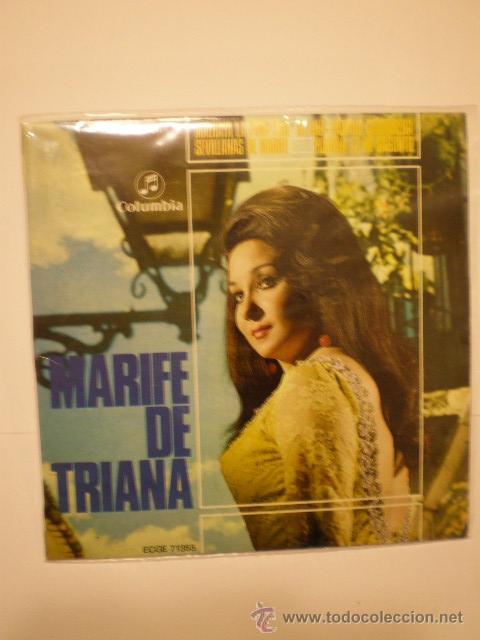 Discos de vinilo: SINGLE MARIFE DE TRIANA A&Ntilde;OS 60 -  IMPECABLE - Foto 1