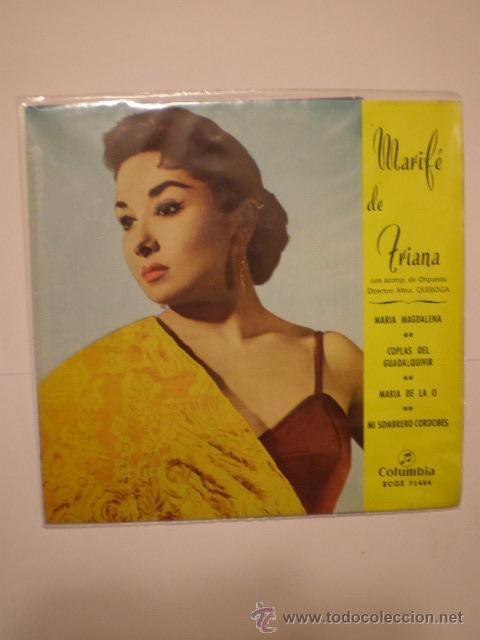 Discos de vinilo: SINGLE MARIFE DE TRIANA A&Ntilde;OS 60 - IMPECABLE - Foto 1