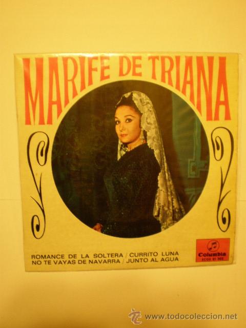 Discos de vinilo: SINGLE MARIFE DE TRIANA A&Ntilde;OS 60 - IMPECABLE - Foto 1