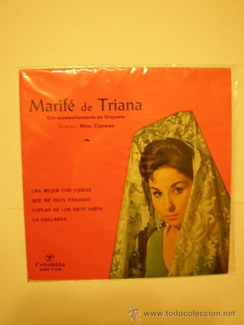 Discos de vinilo: SINGLE MARIFE DE TRIANA A&Ntilde;OS 60 - IMPECABLE - Foto 1