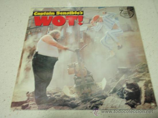 Discos de vinilo: Captain Sensible &lrm;&ndash; Wot! , Holanda 1982 A&M Records Maxi 33 - Foto 1