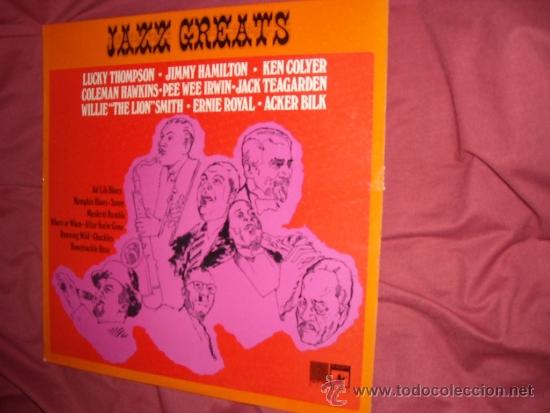 Discos de vinilo: JAZZ GREATS LP BILK-ROYAL-SMITH-HAWKINS-THOMPSON  1964 ENGLAND VER FOTO ADICIONAL