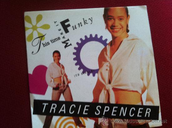 Discos de vinilo: 7&rdquo; SINGLE - TRACIE SPENCER - THIS TIME MAKE IT FUNKY - PROMO - Foto 1