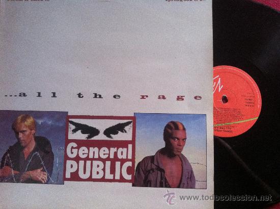 Discos de vinilo: LP-GENERAL PUBLIC-ALL THE RAGE - Foto 1