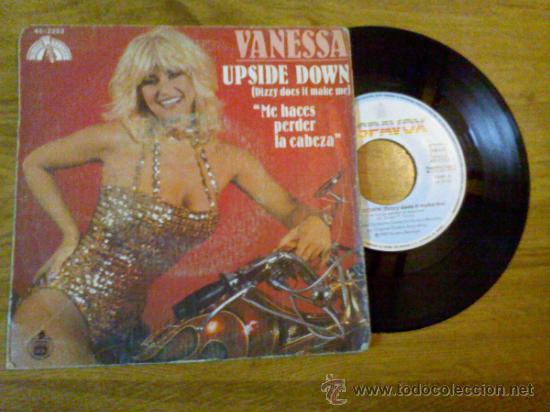 Discos de vinilo: VANESSA.UPSIDE DOWN..SWEET TELEPHONE OPERATOR. - Foto 1