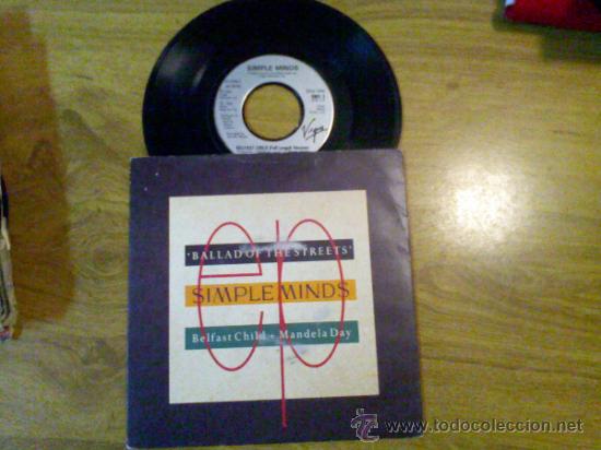 Discos de vinilo: SIMPLE MINDS.BELFAST CHILD.MANDELA DAY. - Foto 1