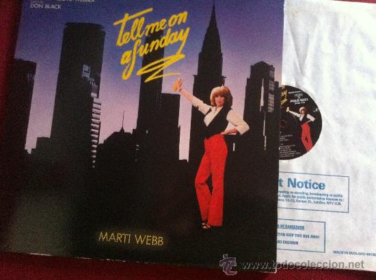 Discos de vinilo: LP TELL ME ON A SUNDAY - Foto 1