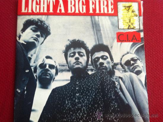 Discos de vinilo: 7&rdquo; SINGLE - LIGHT AS BIG FIRE - C.I.A. - I SEE PEOPLE - Foto 1