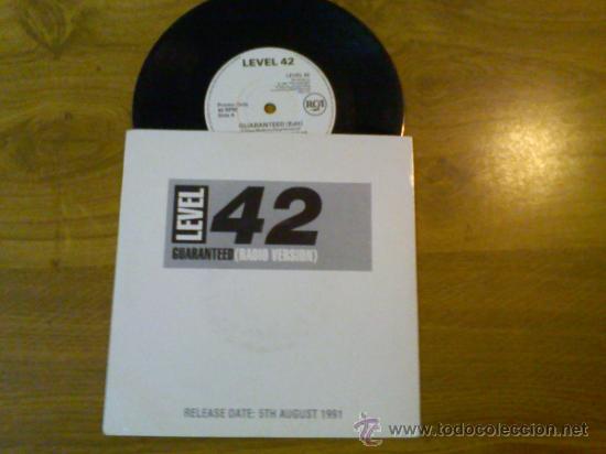 Discos de vinilo: LEVEL 42..GUARANTEED.. ALL SHE WANT&acute;S - Foto 1