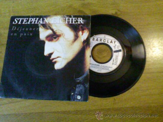 Discos de vinilo: STEPHAN EICHER.. DEJEUNER EN PAIX..BAUDELAIRE&acute;S WALTZ - Foto 1